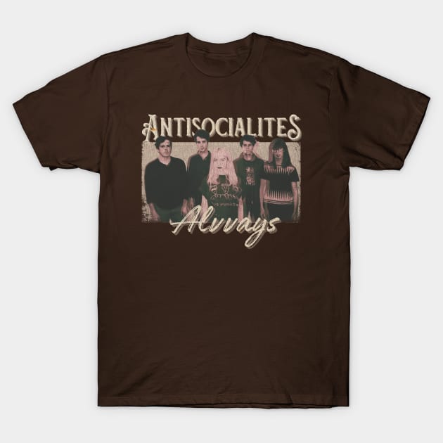 Alvvays Vintage 2011 // Antisocialites Original Fan Design Artwork T-Shirt by A Design for Life